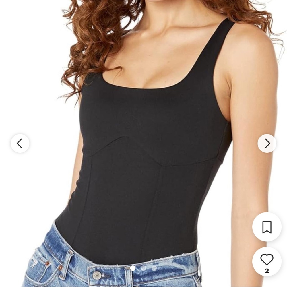 Abercrombie & Fitch Double-Layered Seamless Fabric Corset Bodysuit